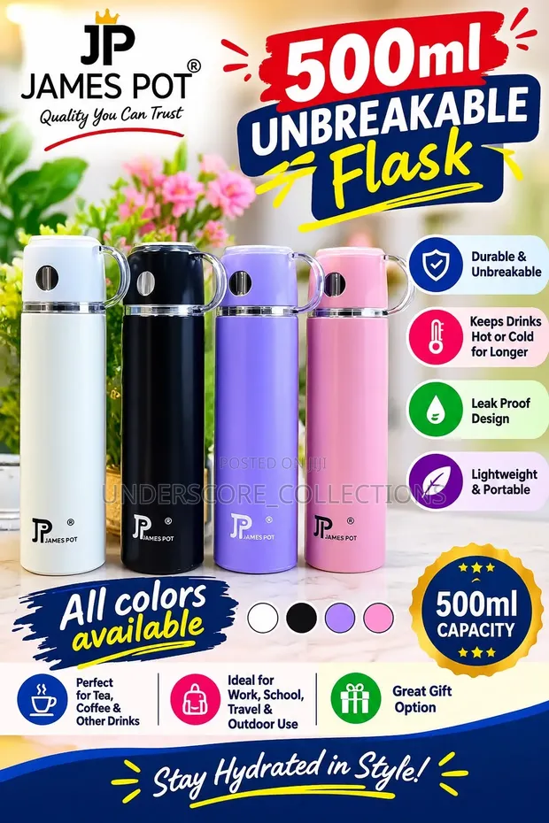 James Pot 500ml Flask - 1