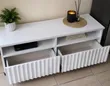 Imported Executive TV Stand With Shelves and Cabinet - 2