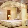 Rail Bed Mosquito Nets - All Sizes & Colours - 1