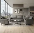 Seti ya Sofa ya Ngozi ya Viti 5 kwa Ofisi/Mapokezi - 2