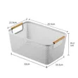 Medium Plastic Storage Basket - 4