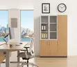 Three-Door Home Office Document Cabinet - 3