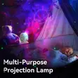 Octagon Galaxy na Star Projector Lamp na Bluetooth Speaker - 2