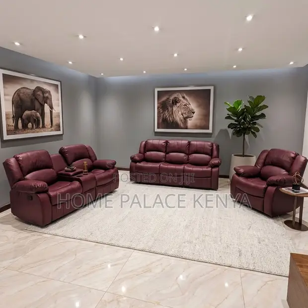 Sofa ya Nyumbani: Seti ya Viti 6 vya Recliner - 1