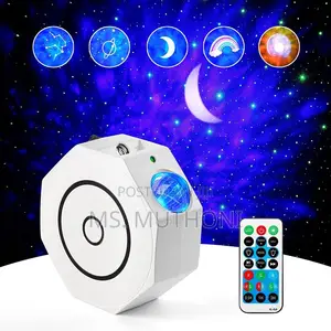 Taa ya Meza ya Smart LED na Projector ya 3D & Spika ya Bluetooth