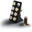 8 Jar Slanted Spice Rack with 90ml Glass Jars - 2