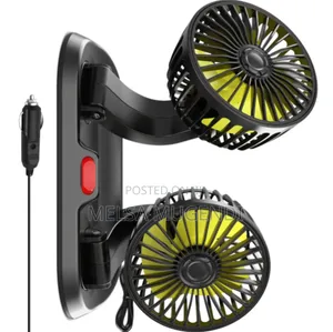 2-Speed Double Head Car Cooling Fan