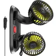2-Speed Double Head Car Cooling Fan - 1