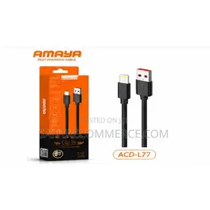 Amaya ACD-L77 USB-A to Lightning Fast Charging Cable (1M, 2A)