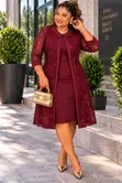 Women's Dress with Rays Cover-Up - 3