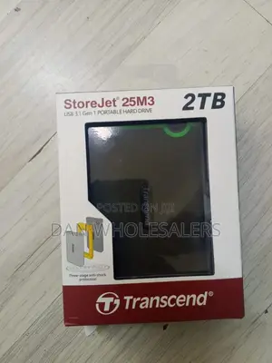 Transcend StoreJet 25M3 2TB USB 3.1 External Hard Drive