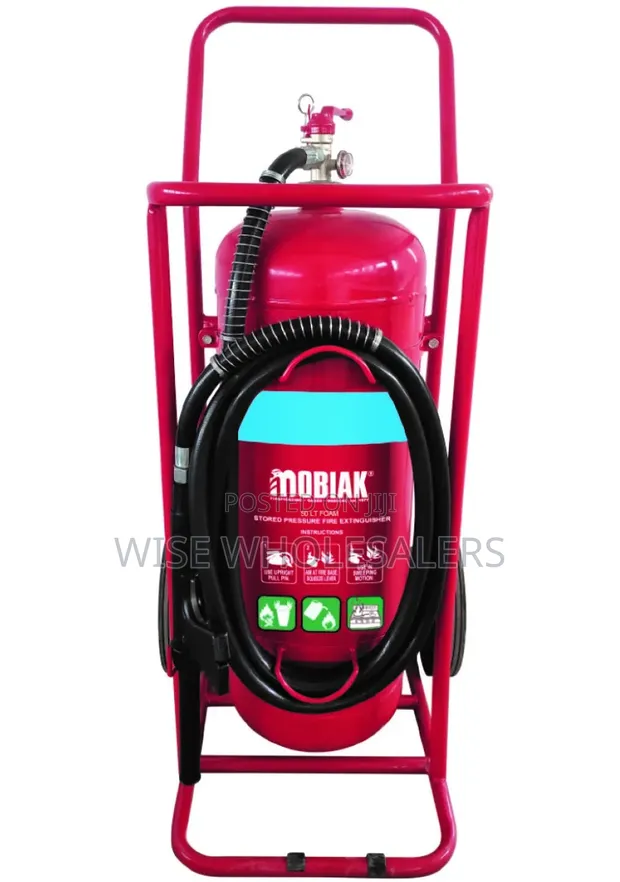 50KG LT Foam Fire Extinguisher Trolley - 1