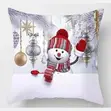 Christmas Snow Themed Pillow Cases (45x45cm) - 2