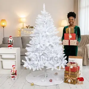 Mti wa Krismasi wa Blizzard White Fir 6ft