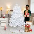 Mti wa Krismasi wa Blizzard White Fir 6ft - 1