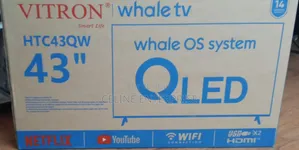 Vitron 43" Whale OS Frameless Smart LED TV