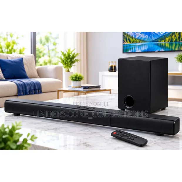 ElectroMate SB02 Soundbar na Subwoofer ya Wired - 1