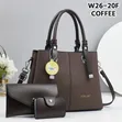 Premium 3-in-1 Xuanli Lisa Handbag Set - Pleated Design - 3