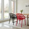 Stackable Restaurant & Home Chairs - White Plastic - 2