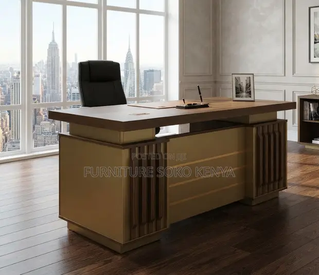 Executive Desk | 1400mm Golden Home Office Desk - 1