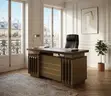 Executive Desk | 1400mm Golden Home Office Desk - 3