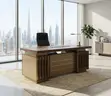 Executive Desk | 1400mm Golden Home Office Desk - 5