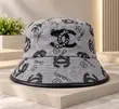 Kofia ya Monogram Chanel Canvas Bucket yenye Kamba ya Ngozi - 3