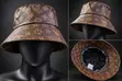 Kofia ya Louis Vuitton-Style Monogram Bucket - 1