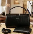 Luxury Pedra 2-in-1 Handbag & Wallet Set - 1