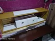 Divine Home TV Stand ya Dhahabu ya Metal - 2