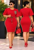 Kanzu ya Straight yenye Michoro ya Wanyama - 1