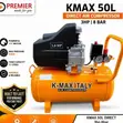Kmax Italy Air Compressor 50L, 3HP, 8 Bar - 1