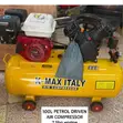 K-Max Italy 100L Petrol Air Compressor 7.5HP 8 Bar - 1