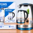 Ailyons FK-0311 1.8L Cordless Glass Electric Kettle - 2