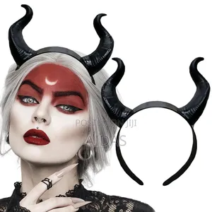 Gothic Horns Headband Cosplay Accessory