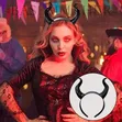 Gothic Horns Headband Cosplay Accessory - 2