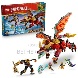 LEGO NINJAGO Wyldfyre's Transforming Dragon Mech Set