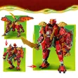 LEGO NINJAGO Wyldfyre's Transforming Dragon Mech Set - 4