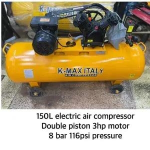 K-Max Italy 3HP Electric Air Compressor Double Piston 8 Bar