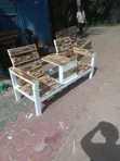 2 Seater Chair with Table - 2