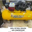 300L Petrol Air Compressor 7.5HP 8 Bar Double Piston - 2