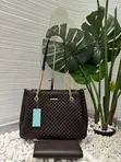 CHRISROSY Luxury Quilted 2-in-1 Shoulder Bag & Wallet Set - 4