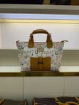 Trendy Women’s Structured Tote Bags – H-Buckle Detail - 2