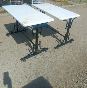 Meza ya Mgahawa ya Marumaru - Nyeupe & Dhahabu, 4x2