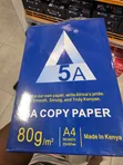 5A Copy Paper - Ream 1 - 2