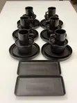 32-Piece European Style Stoneware Dinner Set - 2