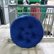 Blue Floor Pillow - 1