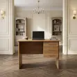 Home Office Clerical Desk | 1200mm Brown | 3 Drawers - 4