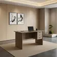 Home Office Clerical Desk | 1200mm Brown | 3 Drawers - 5