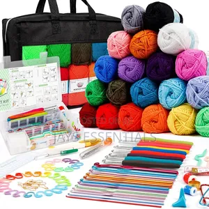 113pc Crochet Kit na Yarn Gift Set
